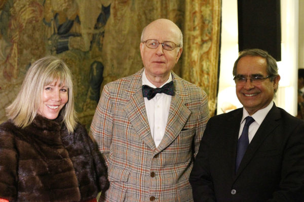 Ángela Ossa, Target DDI; Carlos Robles, Embajador de España; Kenneth Pugh, Senador.