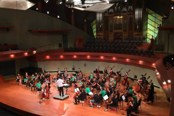 Concierto en que participó junto al ganador de la Categoría Junior del Concurso para Solistas.